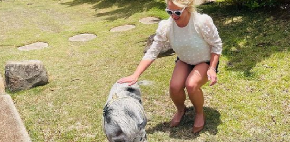 La original terapia con animales de Britney Spears para tratar su ansiedad